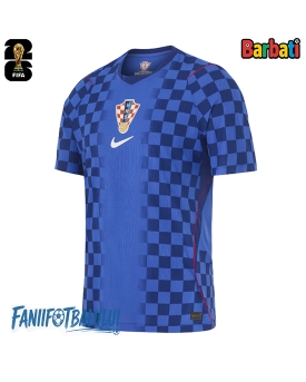 Croația Tricou Fotbal Replică Mondial 2026 Barbati Deplasare Croația Tricou Fotbal Replică Mondial 2026 Barbati Deplasare
